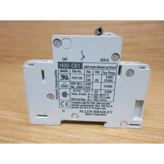 Allen Bradley 1492-CB1-G005 Circuit Breaker Ser B (Pack of 3) - Used