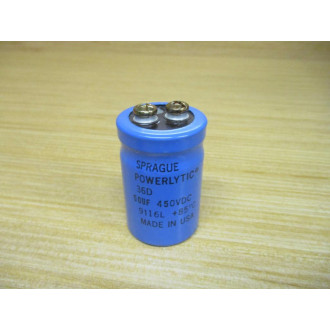 Sprague 36D 50UF 450VDC Powerlytic Capacitor (Pack of 3) - New No Box