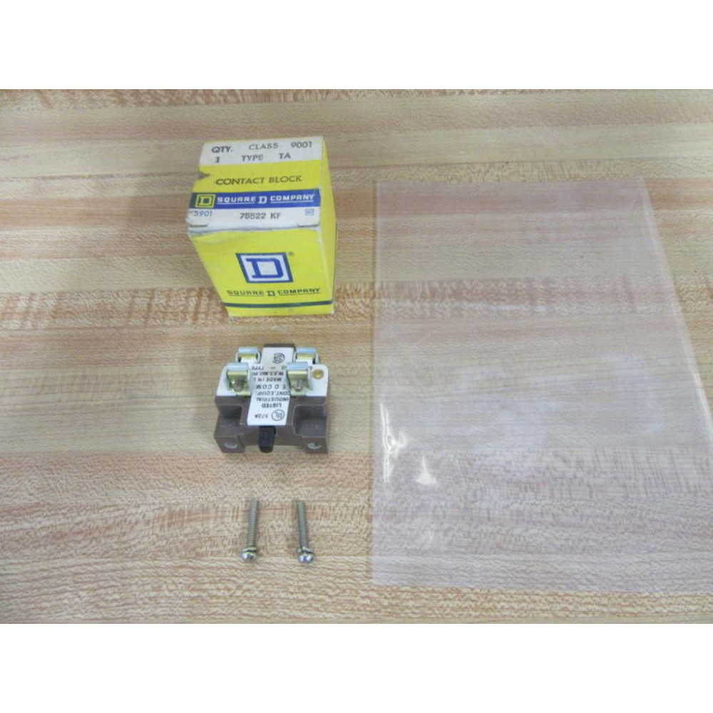 Square D 9001 TA Contact Block 1NO1NC 9001TA