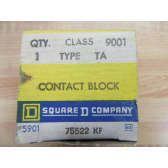 Square D 9001 TA Contact Block 1NO1NC 9001TA