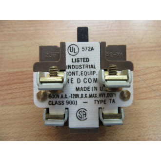 Square D 9001 TA Contact Block 1NO1NC 9001TA