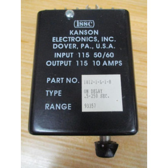 ISSC 1012-1-L-1-B On Delay Relay 10121L1B - New No Box