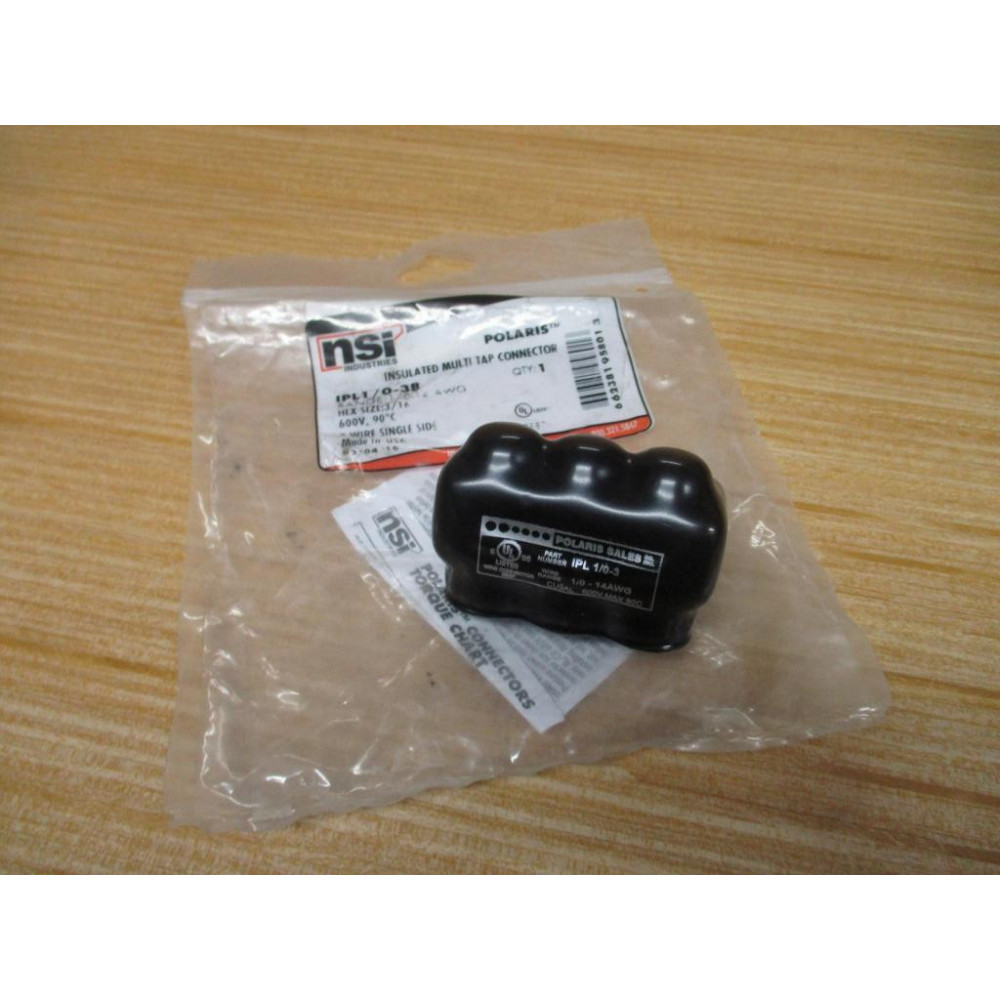 NSI IPL10-3B Polaris Insulated Multitap Connector NSI IPL10-3B Polaris Insulated Multitap Connector