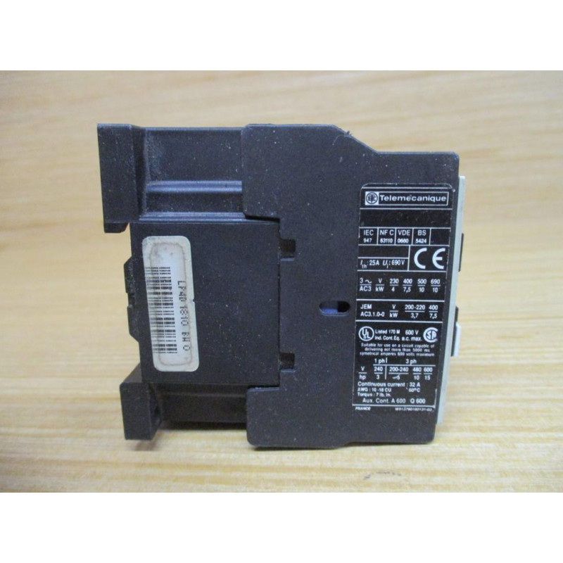 Telemecanique LP4-D1810BW Contactor LP4D1810BW - Used