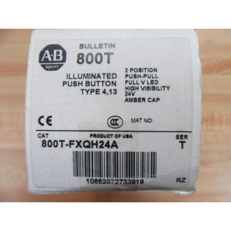 Allen Bradley 800T-FXQH24A Push Pull Switch