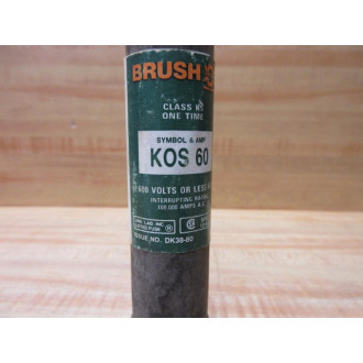 Brush KOS60 Fuse 60A 600 VAC - New No Box