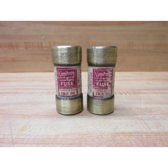Buss JKS-60 Bussmann Fuse Cross Ref 4XF18 (Pack of 2) - New No Box