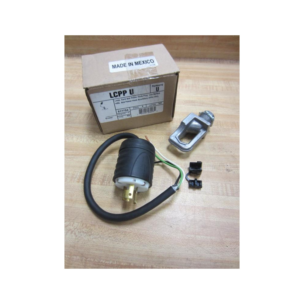 Lithonia LCPP U Loop Cord Power Plug LCPPU