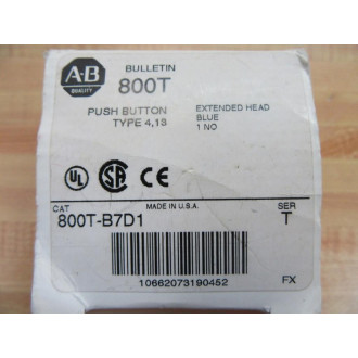 Allen Bradley 800T-B7D1 Push Button Switch
