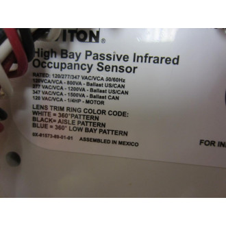 Leviton OSFHU-ITW Fixture Mount Sensor