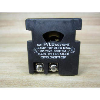 Control Concepts FV-LU Contact Lamp FVLU White - New No Box