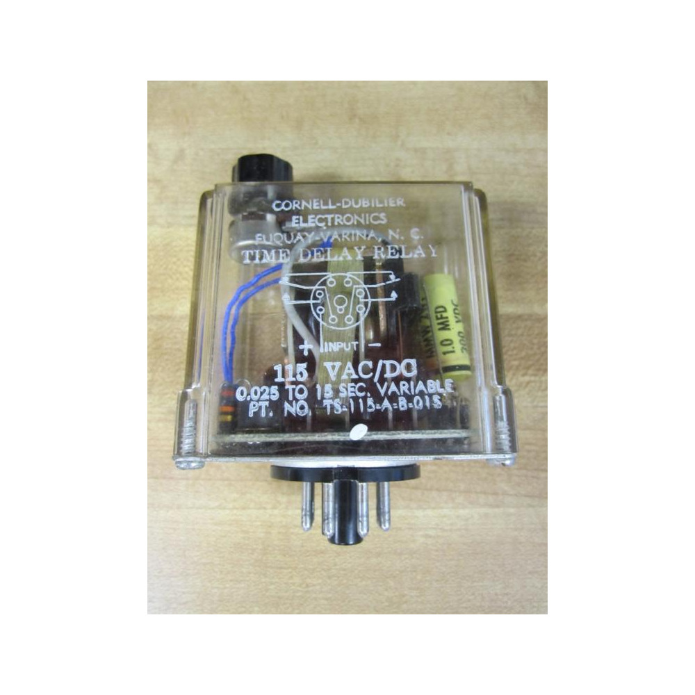 Cornell-Dubilier TS-115-A-B-015 Time Delay Relay TS115AB015 - New No Box