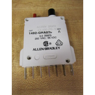 Allen Bradley 1492-GHA030 Circuit Breaker 1492GHA030 - Used