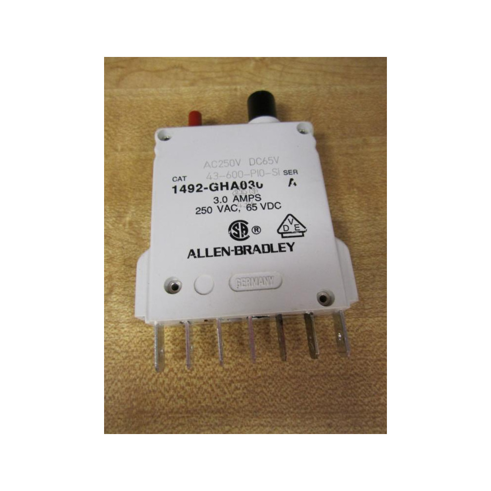 Allen Bradley 1492-GHA030 Circuit Breaker 1492GHA030 - Used