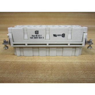 Harting HAN46EE-F-C Rectangular Connector 09320463101 - Used