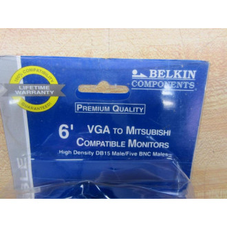 Belkin Components F3X029-06 DB16 To BNC Cable F3X02906 6'