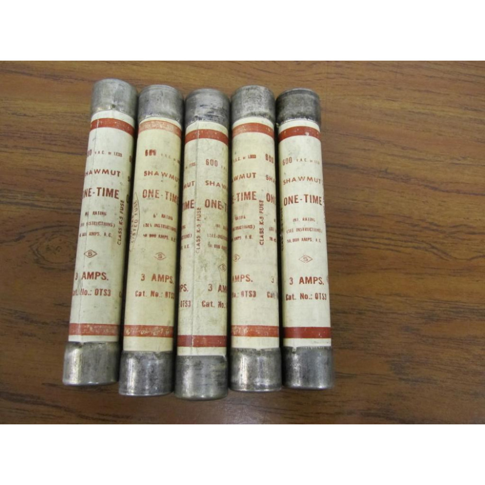 Gould Shawmut Ferraz Trionic OTS-3 Fuse OTS3 (Pack of 5) - New No Box