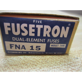 Bussmann FNA 15 Bussmann Fuse Cross Ref 1CT33 (Pack of 5)