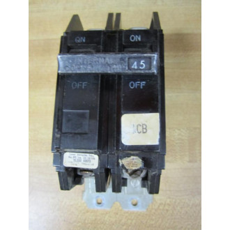 General Electric THQC2145 Circuit Breaker LL-7840 - Used