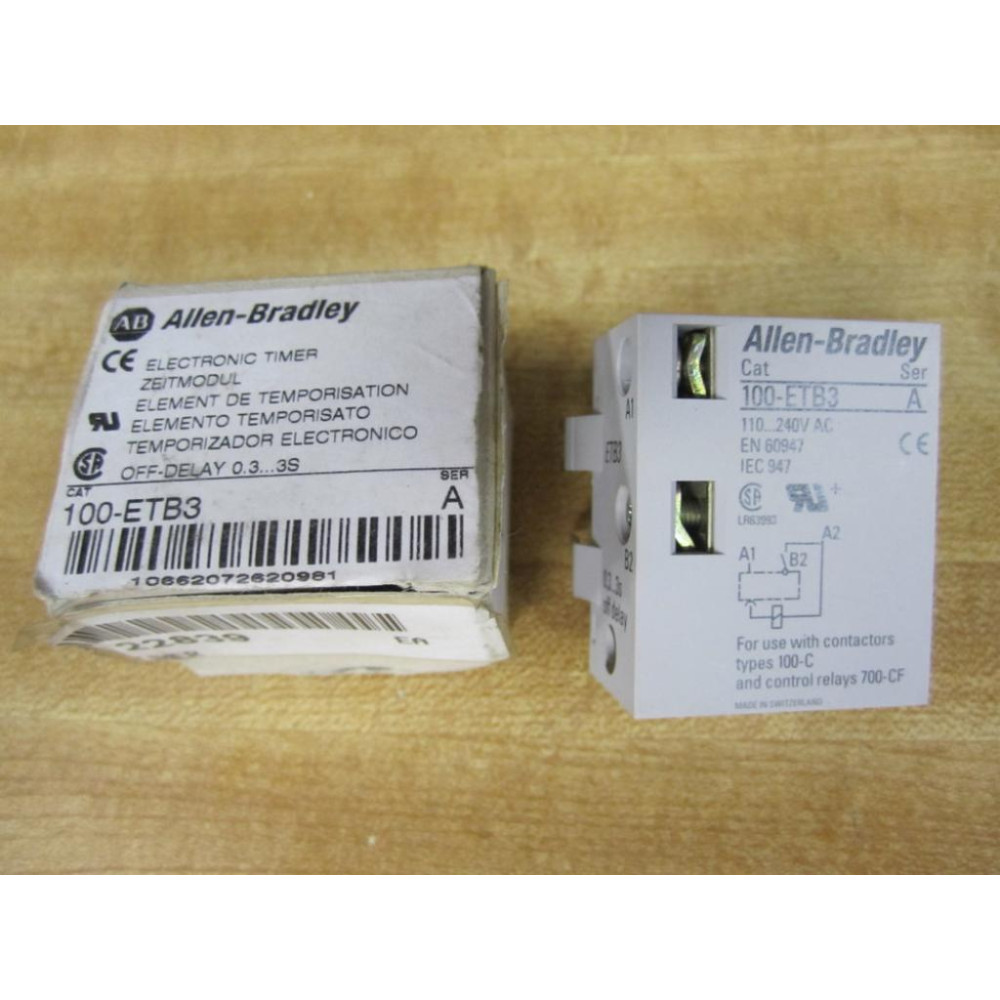Allen Bradley 100-ETB3 Electronic Timer Module 100ETB3