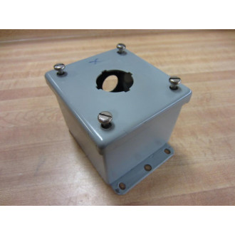 Hoffman E-1PB Pushbutton Enclosure E1PB - Used