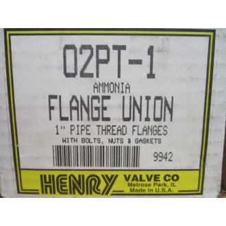 Henry 02PT-1 Flange Union O2PT-1