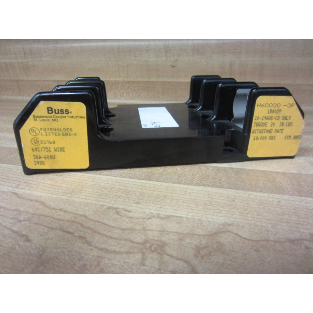 Bussmann H60030-3P Buss Fuse Block (Pack of 2) - Used