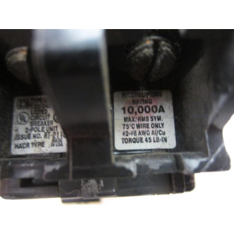 Square D QOB260 Circuit Breaker 60A 2 Pole - Used