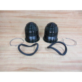 Lintern 900-X-1 Red Glowlite Safety Light Green Lens Only (Pack of 2) - New No Box