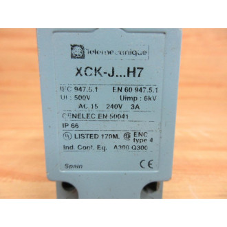 Telemecanique XCK-J....H7 Limit Switch With Limit Switch Head ZCK-E05 - Used