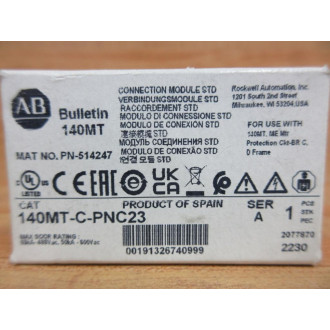 Allen Bradley 140MT-C-PNC23 Contactor 140MTCPNC23