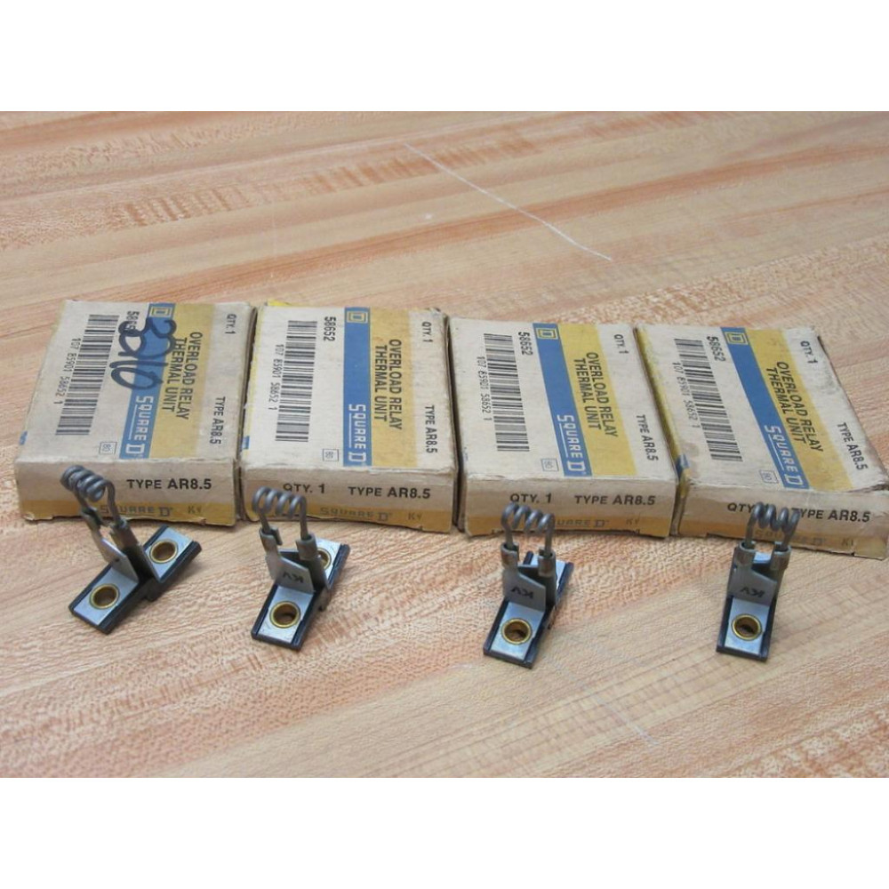 Square D AR 8.5 Overload Heater Relay AR85 . (Pack of 4)