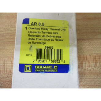 Square D AR 8.5 Overload Heater Relay AR85 . (Pack of 4)