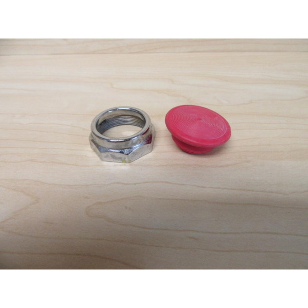 Square D 9001-K16R Mushroom Head Push Button Cap 9001K16R - Used