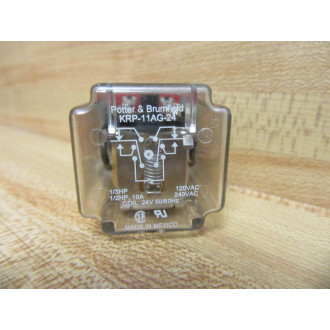 Potter & Brumfield KRP-11AG-24V AC Relay KRP-11AG-24VAC - Used
