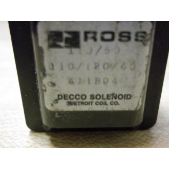 Ross 411B04 Coil 110-120V50-60Hz 11050 110-12060 - Used