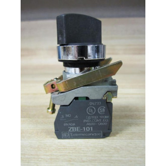 Telemecanique XB4BD33 Selector Switch WContacts ZBE-101