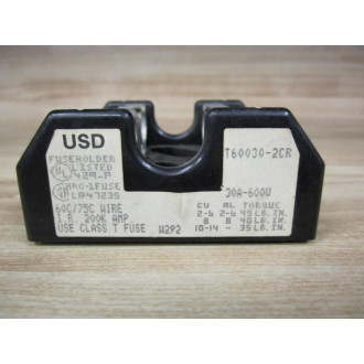USD T60030-2CR Fuse Holder T600302CR - Used
