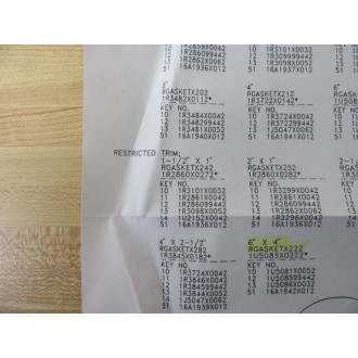 Fisher RGASKETX222 Design E Gaskets Restricted Capacity