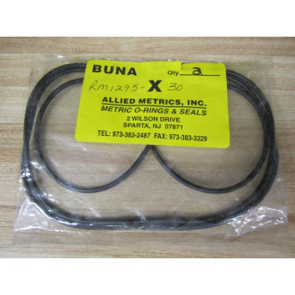 Allied Metrics, RM1295-X30 Buna O-Rings (Pack of 2)