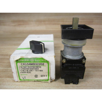 General Electric CR104MB32202 Oil Tight Selector Switch