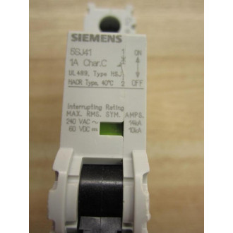 Siemens 5SJ4101-7HG40 Circuit Breaker - New No Box