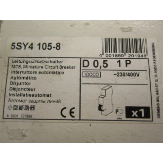 Siemens 5SY4105-8 Miniature Circuit Breaker