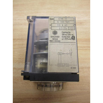 Schleicher IZM-11-K340-569 Time Delay Relay - New No Box