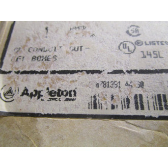 Appleton Electric GRL100 Conduit Oulet Box