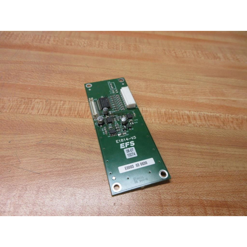 EFS E1814-V3 Circuit Board E0003 03 0830 WOut Connector - Used