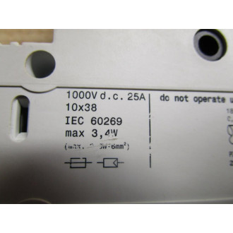 Siemens 3NW7 014-4 Fuse Holder - Used
