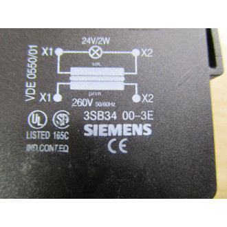 Siemens 3SB3400-3E Transformer 3SB34003E - New No Box