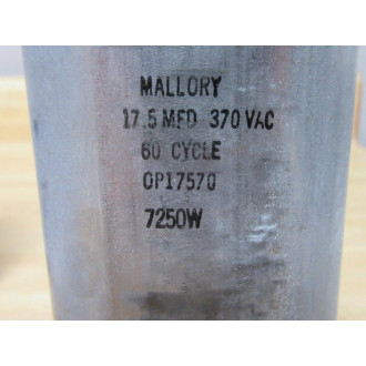 Mallory OP17570 Capacitor 0P17570 17.5MFD 370VAC