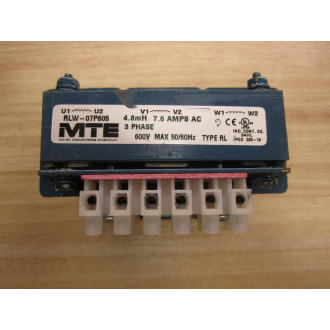 MTE RLW-07P605 Line Reactor - Used